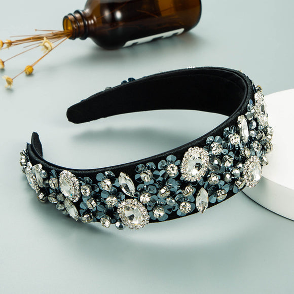 Aria Headband (Grey/Silver)